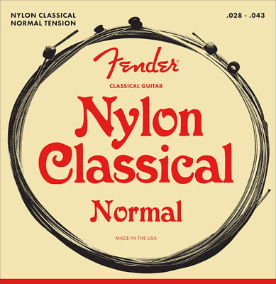 Nylon strings for classical guitar with ball retainer