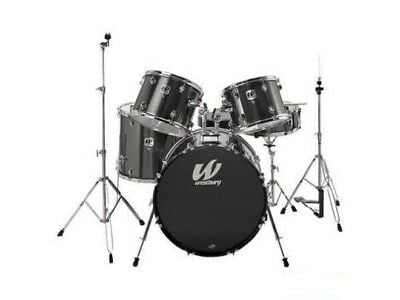 Acoustic Drums-Black Sparkle, without cymbal with hardware