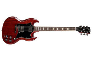 Guitare électrique model «SG Standard» fini «heritage cherry», étui souple inclus.