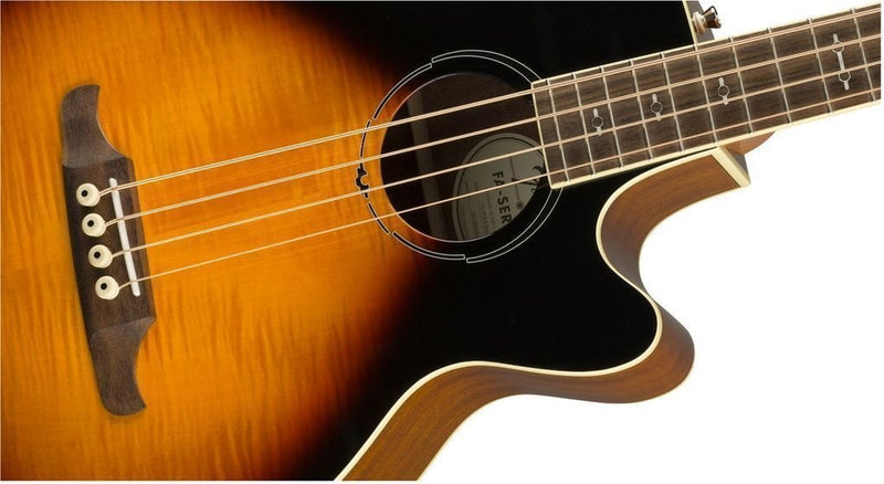 Load image into gallery viewer, 4-string acoustic-electric bass &quot;Sunburst&quot;
