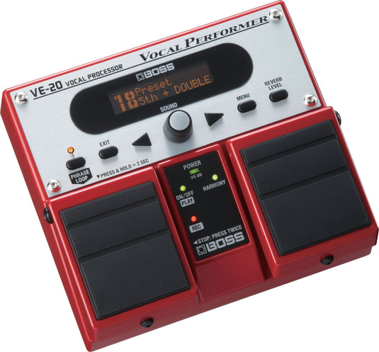 voice processor pedal BOSS / VE-20 / vocal processor, harmony generator, looper – Drummond Musique